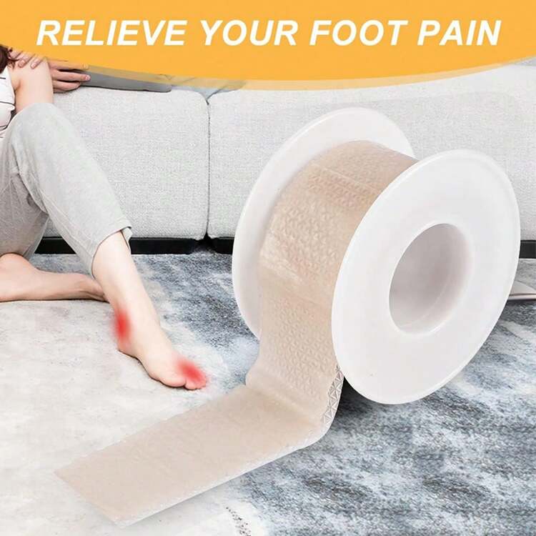 1卷膠質腳跟墊保護貼,適用於舒緩疼痛的腳和預防繭瘡 - 彩色 - 查看 4
