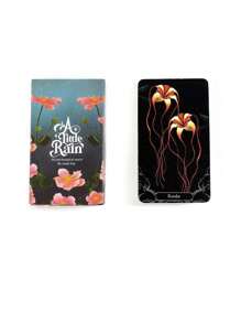 1 Set Baraja de Cartas Oráculo Botánico "Un Poco de Lluvia", Juego de Cartas, Cartas de Tarot, Baraja de Cartas - Multicolor - Ver 2