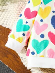 3 件套花卉印花长袖圆领运动衫女童休闲 T 恤上衣适合女婴春秋季