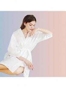 1 Stück zeitgenössischer Bademantel, tragbares saugfähiges Nachthemd, weiches PVC-freies Handtuch, 24x24 Zoll, geeignet für Hotels, Reisen, Weihnachten, Weltraum-Thema, nur chemisch reinigen, Sommerhochzeit Badezimmer Dekoration Rückkehr zur Schule