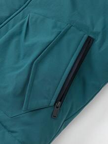 Balabala Boys' Raglan-Sleeved Down Jacket Warm For Winter - Green - View 8