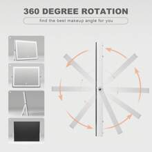 Gương trang điểm Hasipu 32"X22" có đèn LED với chức năng điều chỉnh độ sáng cảm ứng thông minh 3 màu, hoàn hảo cho phòng ngủ, phòng khách, phòng thay đồ, trang trí phòng tắm, đồ dùng trang điểm mùa hè, phụ kiện phòng tắm, trở lại trường học - Xem 10