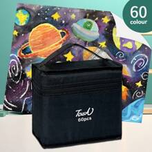 مجموعة وسامة 168 قطعة، قلم تلوين مائي للطلاب، أقلام زيتية مزدوجة الطرف لطلاب الفن، فرش لوحة الرسم للطلاب، 12/24/30/36/48/60/80/120/168 الألوان - متعدد الألوان - مشاهدة 18