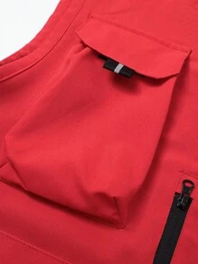 Chaleco de hombre informal con múltiples bolsillos para verano, 2024 novedad para actividades al aire libre, chaleco sin mangas con escote en V para fotografía, pesca y deportes