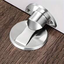 1pc Invisible Magnetic Door Stop, Suitable For Door Gaps 5.5mm - 9mm, No Drilling Required - Multicolor - View 4