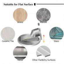 1pc Invisible Magnetic Door Stop, Suitable For Door Gaps 5.5mm - 9mm, No Drilling Required - Multicolor - View 7