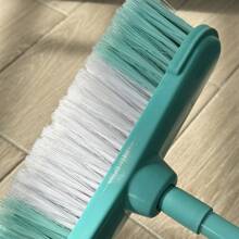 1pcs escoba de limpieza de suelo con mango largo ajustable,depurador para limpieza de hogar,Escoba de limpieza profesional - Azul - Ver 3