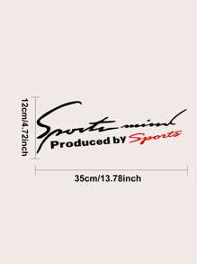 1pc Car Headlight Eyebrow Sticker White - White - View 4