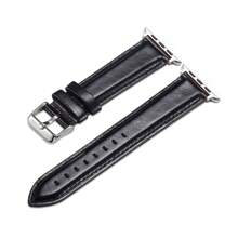 Dây đeo đồng hồ bằng da thật sáp dầu cổ điển tương thích với Apple Watch 38mm 40mm 41mm 42mm 44mm 45mm 49mm, Dây đeo bằng da phù hợp với nam giới Apple Watch SE Ultra Series 9 8 7 6 5 4 3 - nhiều màu - Xem 7