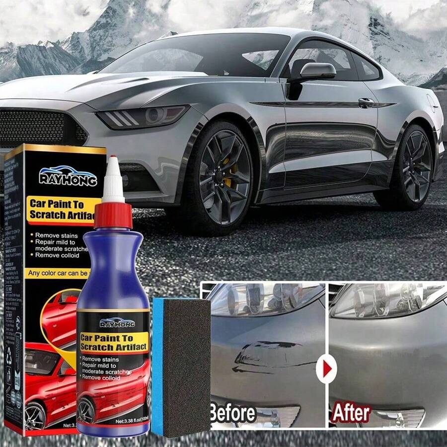 100ml Automotive Paint Scratch Repair Kit, Scratch Remover Filler Wax