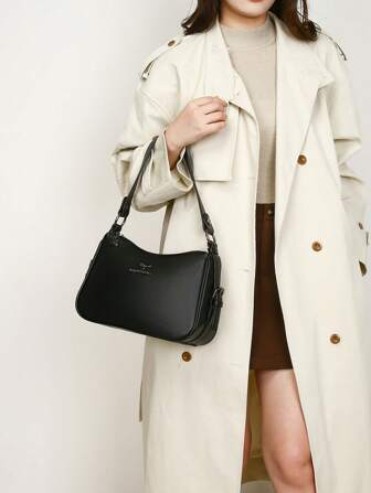 女士时尚单肩包，可爱流浪包手提包迷你手拿包，带拉链开合