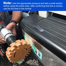 4inch Decal Removal Eraser Electric Rubber Removal Wheel Rubber Wheel And 12 X12inch 400 GSM Microfiber Towels For Removing Auto Paint Decals Adhesive Remove Vinyl Decals, Pinstripes, Stripes, Stickers, Graphics