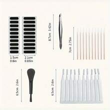 Mini Cleaning Brushes For Holes And Gaps Electronic Cleaning Soft Brush Bathroom Anti-Clogging Micro Nylon Washing Brushes Phone Hole Pore Gap Toilet Household Cleaning Tool For Shower Head Phone Keyboard PC Laptop