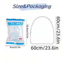 30片装一次性马桶座垫，便携式旅行商务马桶垫，便盆垫，飞机、露营旅行必备配件，浴室用品，青少年礼物浴室装饰 - 彩色 - 查看 7