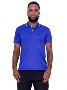 Men Polo Shirts - Màu xanh lam - Xem 6