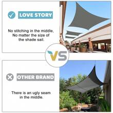 LOVE STORY Multicolor Sun Shade Net Anti-UV Sunshade Net Taped Edge Sun Net Mesh Pool Anti-UV Awning Plant Shed Sail