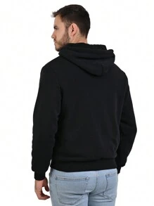 SUDADERA CAPUCHA HOODIE HOMBRE NEW YORK - Negro - Ver 3