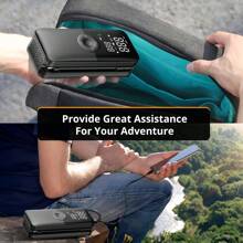 CARSUN Air Compressor 12v Air Pump For Car Portable Tyre Inflator Electric Motorcycle Pump Air Compressor For Car Motorcycles Bicycles - Black - View 7