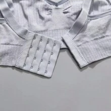 Nursing Bra With Removable Cup, Soft Reinforced Fabric, Non-Wired, Front Opening - 黑色 - 查看 6