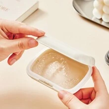 Orthodontic Retainer Case Set, Includes 2 Accessories - Retainer Storage Box For Keeping Corrected Teeth, Portable Denture Case For Travel And Home Use, Battery-Free,Bag,Organizer,Storage - Multicolor - View 2