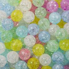 100/50/25 hạt tròn thủ công bằng Acrylic màu tối DIY - A - Xem 5
