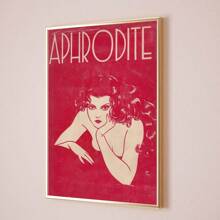 1 pieza/Set de Pósters y Impresiones de Arte Vintage Rojo Estético, Decoración de Apartamento de Moda, Lema Inspirador para Decoración del Hogar en Dormitorio Universitario, Sin Marco Incluido, Arte de Pared, Lienzo