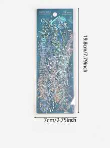 20Pcs Music Note Pattern Assorted Sticker, Creative Multi-Purpose Decorative Sticker For Diy Craft, Hand Account Decoration Music Festival Back To School