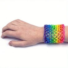 2500 件/40 槽套件，适用于 DIY 彩色橡皮筋手链工艺品、儿童益智玩具 - 彩色 - 查看 6