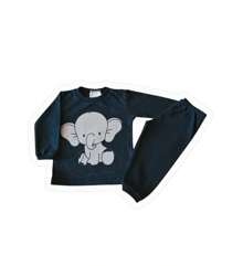 Baby Set - Blouse, Long Sleeve Trousers, 100% Cotton, Boys, RN To GG, Ref 2009 - Màu xanh hải quân - Xem 2