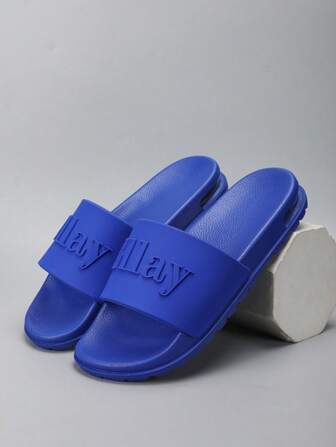 男士新款气垫厚底休闲户外居家拖鞋，橡胶鞋面耐磨易清洗，PVC气垫厚底，适合户外通勤及日常居家穿着