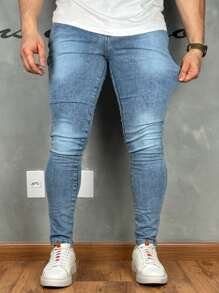 Premium Super Skinny Basic Jeans 01 - Flint Stone - View 1