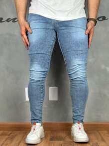 Premium Super Skinny Basic Jeans 01 - Flint Stone - View 4