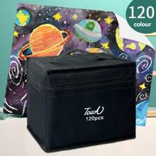 مجموعة وسامة 168 قطعة، قلم تلوين مائي للطلاب، أقلام زيتية مزدوجة الطرف لطلاب الفن، فرش لوحة الرسم للطلاب، 12/24/30/36/48/60/80/120/168 الألوان - متعدد الألوان - مشاهدة 14