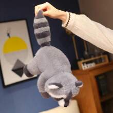YUZHINUO Cute Raccoon Plush Toy Stuffed Animals Soft Doll Pillow Grey Raccoon Toys Birthday Gift - Multicolor - View 3
