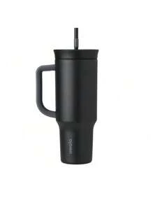 Vaso térmico de 40 onzas en acero inoxidable negro - violeta claro - Ver 5