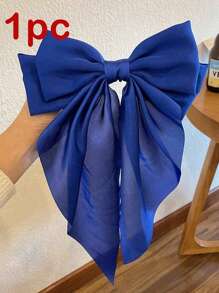 9 件/1 件超大缎带蝴蝶结，丝带尾巴巨型蝴蝶结发夹，适合女士和女孩，适合所有场合爪夹发夹发夹 - 彩色 - 查看 17