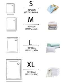 20pcs/1pc Transparent Vacuum Storage Bags, Travel Compression Bags, Holiday Clothes Vacuum Bags, Stackable Vacuum Compressed Bags Decor, Room Decor, Decorations, Decorations, Decor, Storage, Organizer Dress Pants Shoes Jeans Boots Skirtbedroom,Organizer,Organiser,Home Storage,White T Shirt Women,Black Pants Women,Ladies Winter Clothes,Dress,Winter Clothes For Ladies,Elegant Woman Dresses,White Shirt For Ladies,Long Sleeve,White Jumpsuit For Women,Spring Dresses For Women,Spring Outfits For Women,Spring,Spring Clothes,Minimalist,Summer Tops - Multicolor - View 3