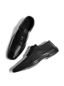 Men's Side Gore Polo State Salviato Dress Shoe - 黑色 - 查看 1