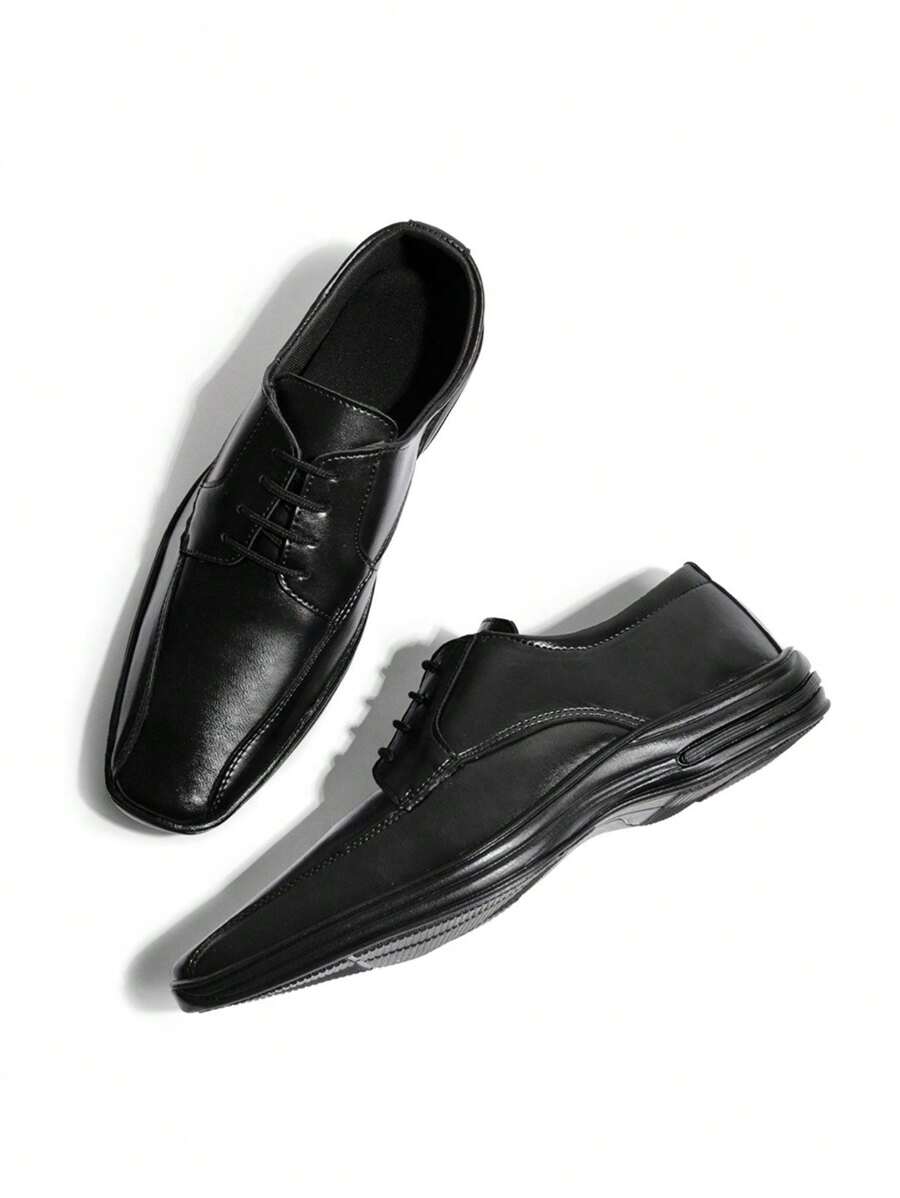Men's Side Gore Polo State Salviato Dress Shoe - 黑色 - 查看 1