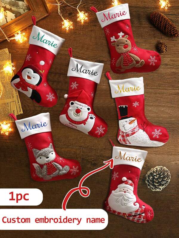 1 Stück individuell bestickter Weihnachtsstrumpf, personalisierter Weihnachtsstrumpf, Weihnachtsstrümpfe mit Namen, individuell gestaltete Weihnachtsstrümpfe, Weihnachtsdekoration, Weihnachtsdekoration für Zuhause, Weihnachtsstrümpfe in Großpackungen, personalisierte Weihnachtsgeschenke für Frauen, Mutter, Mom, Männer, Vater, Dad, Freund, Freundin, Ehefrau, Ehemann, Mädchen, Junge, Baby, Kinder, Hund, Katze, beste Freundin, Teenager-Mädchen, ihn, sie, Paar, beste Freundin, Braut, Brautjungfer, Paar, Oma, Opa, Schwester, Bruder, Multifunktional, Verstellbar, Schimmelresistent, Dekorativ, Wiederverwendbar, Fein gearbeitet, Niedlich, Hochwertig, Modern, Farbig, Süß, Bequem, Modisch, Weich, individuell, personalisiert, einzigartig, ideales Geschenk für ihn, ideales Geschenk für sie, Freund, Freundin, Dad, Mom, Familie, Freunde, Sohn, Tochter, Schüler, Büro, Teeraum, Schule, Zuhause