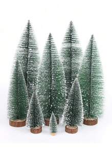 5pcs Mini Christmas Tree Decor For New Year & Christmas Party DIY Ornaments