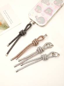 1 件彩色水晶串珠装饰挂绳，带透明卡夹 - 彩色 - 查看 9