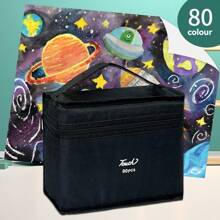 مجموعة وسامة 168 قطعة، قلم تلوين مائي للطلاب، أقلام زيتية مزدوجة الطرف لطلاب الفن، فرش لوحة الرسم للطلاب، 12/24/30/36/48/60/80/120/168 الألوان - متعدد الألوان - مشاهدة 11