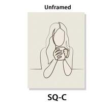 1pc, Coffee Wall Art, Autumn Decoration, Minimalist Poster Canvas Printing, For Restaurant Bedroom And Living Room Decoration Painting 20*28 Inch, Unframed