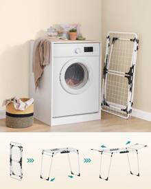 SONGMICS Drying Rack - לבן - ראה 5