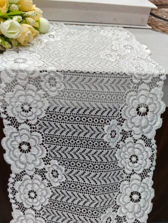 90cm/1pc Soft Stretch Lace Trim, Skin-Friendly & Breathable, Suitable For Clothing, Collar, Cuffs, Skirt Hem, Lingerie, Vest, Wedding Dress, Skirt, Shoes, Hats, Bedding, Decor, Home Textile, Hair Accessories, Crafts, Toys, Flower Wrapping, And Various Garment Accessories