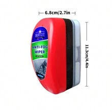 Limpiaparabrisas antivaho con aplicador de esponja, de fácil aplicación, almacenamiento conveniente y diseño portátil para el automóvil - Evita el empañamiento en ventanas, espejos, gafas y cascos del automóvil - Mejora la visibilidad y claridad durante la conducción para una experiencia talla grande segura - 120ml/4oz