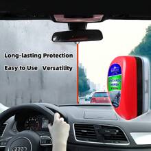 Limpiaparabrisas antivaho con aplicador de esponja, de fácil aplicación, almacenamiento conveniente y diseño portátil para el automóvil - Evita el empañamiento en ventanas, espejos, gafas y cascos del automóvil - Mejora la visibilidad y claridad durante la conducción para una experiencia talla grande segura - 120ml/4oz