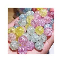 100/50/25 hạt tròn thủ công bằng Acrylic màu tối DIY - A - Xem 6