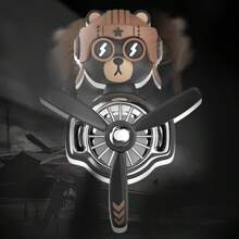 Đầu lắc phi công gấu cánh quạt quay Máy làm mát không khí ô tô Máy bay vui nhộn dễ thương lắc phim hoạt hình kẹp thông gió nước hoa máy bay máy bay ô tô điều hòa không khí cửa thoát khí máy khuếch tán hương thơm bảng điều khiển hương liệu đồ trang trí quạt phụ kiện nội thất đồ trang trí hương vị tươi mới mùi hương đại dương nước hoa mùi hương hương thơm cho nam giới - mặt phẳng đầu lắc nhỏ - Xem 9